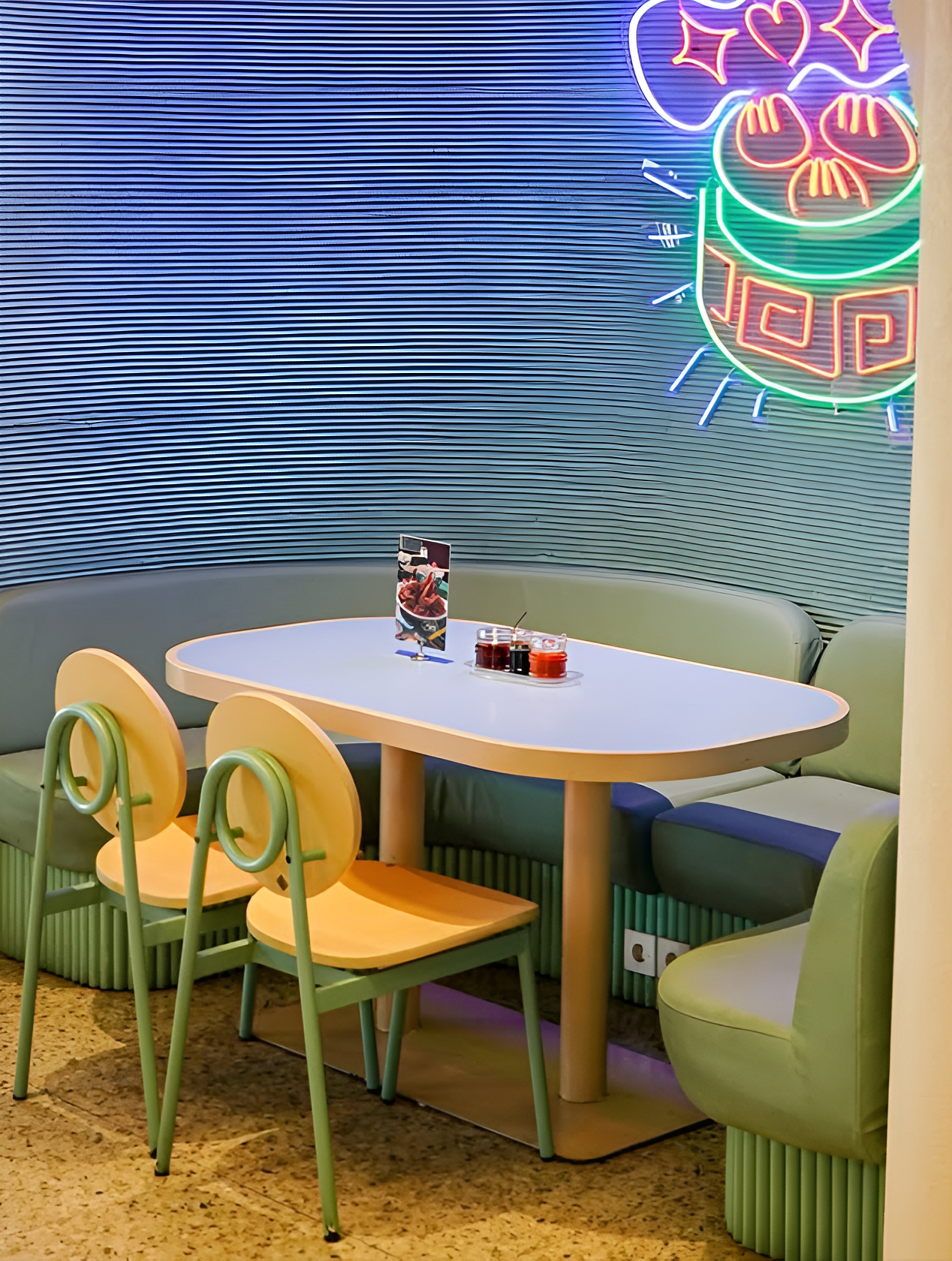 Interior of Super Yumcha a chinese style cafe and dim sum spot in Jakarta