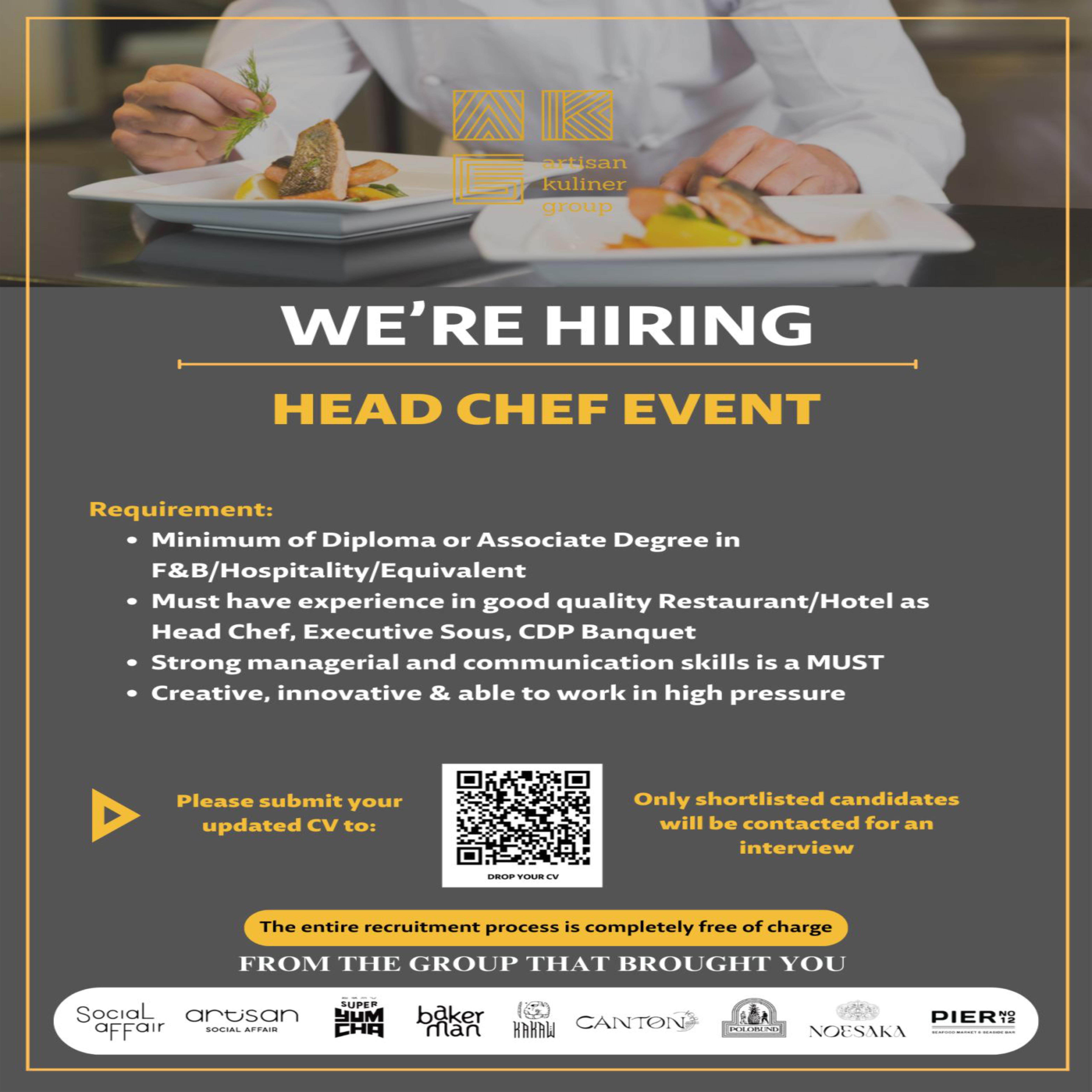 Image Head Chef Event Career