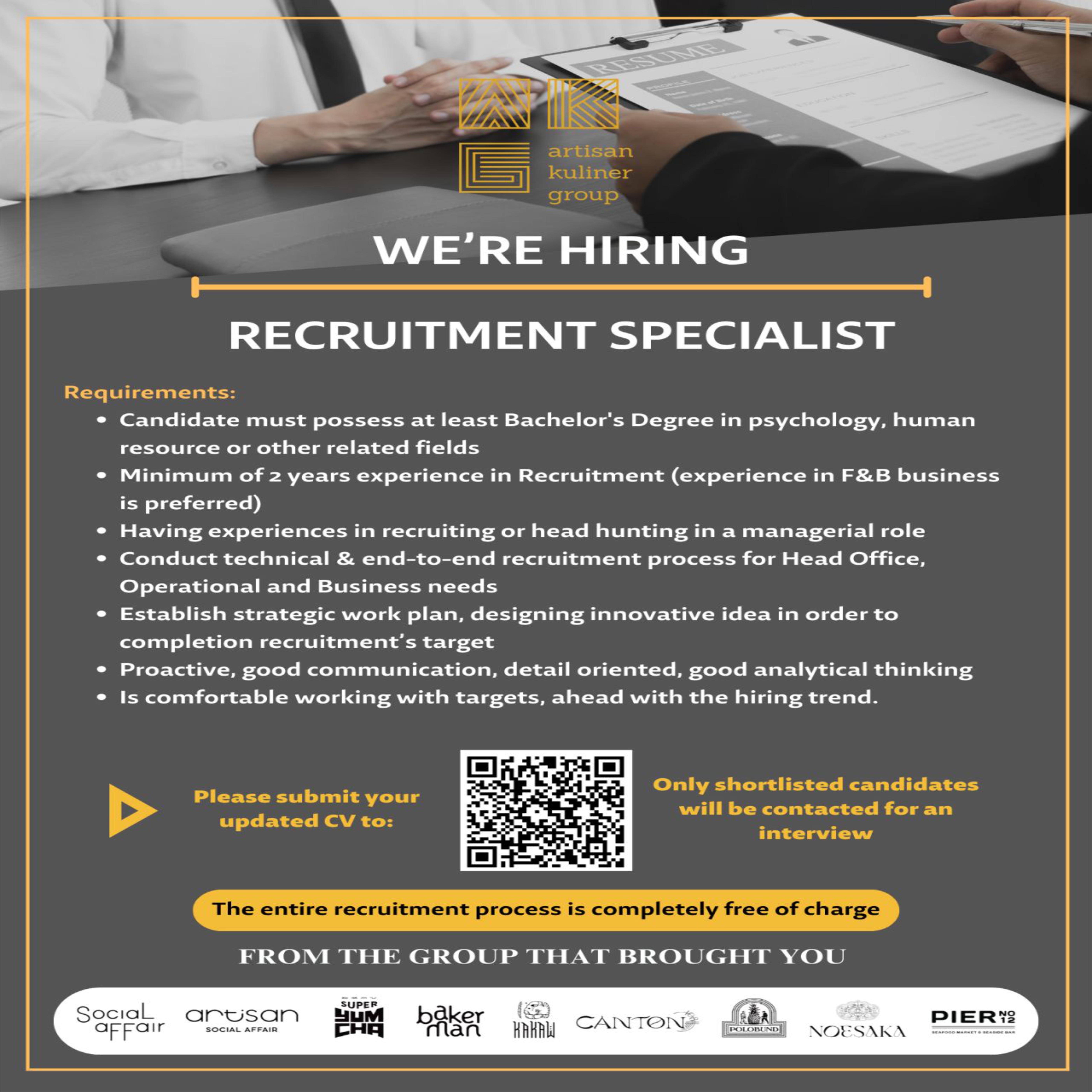 Image Recruitment Specialist Career