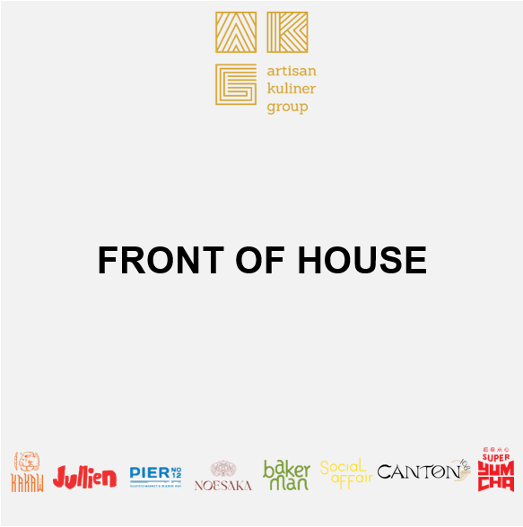Image FRONT OF HOUSE Career