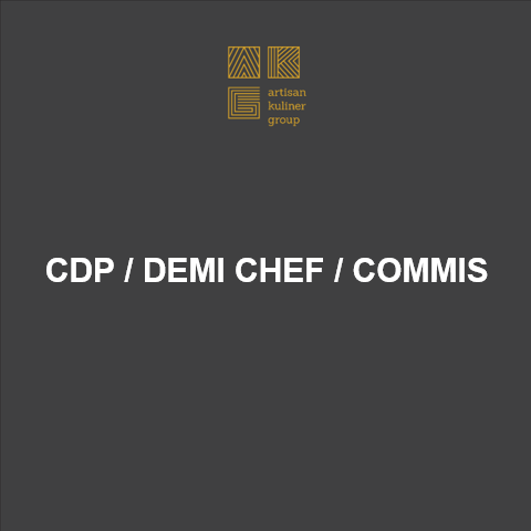 Image CDP / DEMI CHEF / COMMIS Career