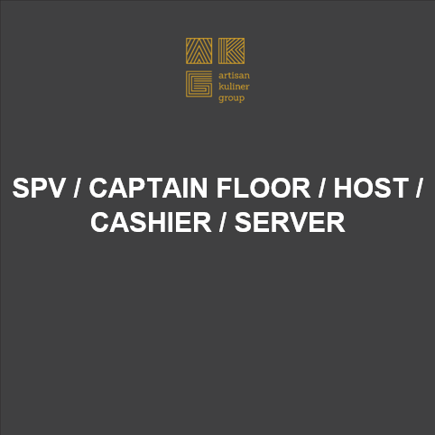 Image SPV / CAPTAIN FLOOR / HOST / CASHIER / SERVER Career